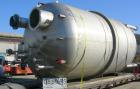 USED: Fabricated Products tank, 9000 gallon, 316L stainless steel, vertical. Approximately 10' diameter x 14' straight side, 2:1 elliptical top and bottom. Internal rated FV and 15 psi at 200 deg F. ...
