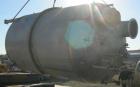 USED: Fabricated Products tank, 9000 gallon, 316L stainless steel, vertical. Approximately 10' diameter x 14' straight side, 2:1 elliptical top and bottom. Internal rated FV and 15 psi at 200 deg F. ...