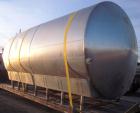 Used Feldmeier Cold Wall Storage Tank, Model GHW, 12,000 Gallon, 316L Stainless Steel, Horizontal. 120
