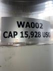 Used Feldmeier 15,000 Gallon Stainless Steel Tank – 304 SS, CIP, Dished Top & Bottom, Skirt Mounted