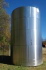 Used- Used- 17,000 Gallon (approximately) Feldmeier Stainless Steel Tank. Slant bottom, cone top. 12' 6