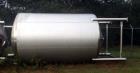 Used- Feldmeier, (approximately) 6,000 Gallon, 316L Stainless Steel Vertical Storage Tank. 108” diameter x 144” high straigh...