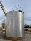 Used- Feldmeier Approximately 8000 Gallon 304 Stainless Steel Jacketed/Agitated