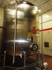 Used- 6,000 Gallon Top Agitated Mixing Tank