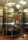 Used 6,000 Gallon Top Agitated Mixing Tank. Single shell top agitated mixing tank with dual 28