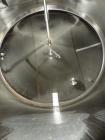 Used- 6,000 Gallon Top Agitated Mixing Tank. Single shell top agitated mixing tank with dual 28