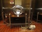 Used- 6,000 Gallon Top Agitated Mixing Tank. Single shell top agitated mixing tank with dual 28" paddles. Dish top and botto...