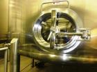 Used Feldmeier 16,300 Gallon Vertical Top Agitated Mixing Tank, Stainless Steel. 14'5