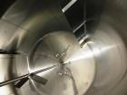 Used Feldmeier 16,300 Gallon Vertical Top Agitated Mixing Tank, Stainless Steel. 14'5