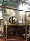 Used Feldmeier 6000 Gallon 316 Stainless Steel Vertical Storage Tank.