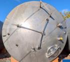 Industrial Used - Feldmeier 12,000 Gallon Stainless Steel Vertical Storage Tank