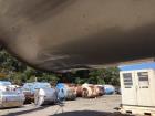 Used Feldmeier 25,000 Gallon 304 Stainless Steel Polished Vertical Vacuum Tank
