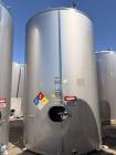 Used Feldmeier 7,000 Gallon Stainless Steel Mix Tank with Lightnin Agitator – Single Wall Process Tank
