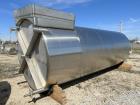 Used Feldmeier Single Wall Tank, 6,000 Gallon, 304 Stainless Steel, Vertical.  Approximate 90