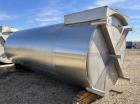 Used Feldmeier Single Wall Tank, 6,000 Gallon, 304 Stainless Steel, Vertical.  Approximate 90