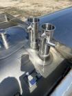 Used Feldmeier Single Wall Tank, 6,000 Gallon, 304 Stainless Steel, Vertical.  Approximate 90