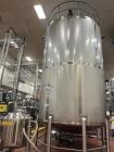 Feldmeier 15,000 Gallon Stainless Vertical Mixing Tank – Agitator & CIP Equipped