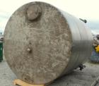 Used Filpaco Industries Tank, Approximate 6,000 Gallon, 304 Stainless Steel, Vertical.  Approximate 114