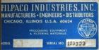 Used Filpaco Industries Tank, Approximate 6,000 Gallon, 304 Stainless Steel, Vertical.  Approximate 114