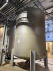 Gaston County approximately 8000 gallon 304 stainless steel vertical tank.