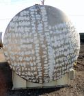 Used Hamilton Welding Company Tank, 5,200 Gallon, 304 Stainless Steel, Horizontal. Approximately 84” diameter x 202” straight side, dished heads. Openings: top 24” manway with cover, 3” side bottom o...