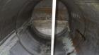 Used Hamilton Welding Company Tank, 5,200 Gallon, 304 Stainless Steel, Horizontal. Approximately 84” diameter x 202” straight side, dished heads. Openings: top 24” manway with cover, 3” side bottom o...