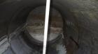 Used Hamilton Welding Company Tank, 5,200 Gallon, 304 Stainless Steel, Horizontal. Approximately 84” diameter x 202” straight side, dished heads. Openings: top 24” manway with cover, 3” side bottom o...