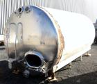 Used- Heil Company Storage Tank, 5000 Gallon, 304 Stainless Steel, Horizontal. Approximately 92