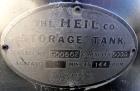 Used Heil Company Storage Tank, 5000 Gallon, 304 Stainless Steel, Horizontal. Approximately 92