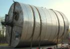 Used Henders Boiler and Tank Company Tank, approximately 5700 gallons, 304 stainless steel, vertical. Approximately 108