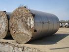 Used Henders Boiler and Tank Storage Tank, approximately 11,175 gallon, 304 stainless steel, vertical. Approximately 120’’ diameter x 228’’ straight side, slight coned top, flat bottom. Openings: top...