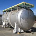 Used-19,000 Gallon Henderson Horizontal Receiver, stainless steel construction, approximately 11' diameter x 27