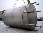 Used Highland Equipment Limited Tank, 11,887 Gallon, 304 Stainless Steel, Vertical.  132