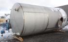 Used Imperial Steel Tank, 10,000 Gallon, 304 Stainless Steel, Vertical. 120