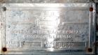 Used Imperial Steel Tank, 10,000 Gallon, 304 Stainless Steel, Vertical. Approximate 120