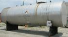 Used Industrial Air Tank, 10,000 Gallon, 304 Stainless Steel, Horizontal, Insulated. Approximately 8' diameter x 28' long, appears to be flat ends. Openings: top (2) 3'', 4'', 30'' manway with cover,...
