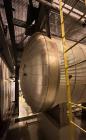 Used- 5,000 Gallon Industrial Alloy Horizontal Receiver Tank