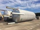 Used- Used- Industrial Alloy Fabricators Inc. Approximately 25,000 Gallon 304 Stainless Steel Vertical Tank. 12’ diameter x ...