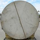 USED: Industrial Marine Inc tank, 6000 gallon, 304 stainless steel, vertical. Approximately 114