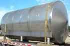 Used Inox-Tech Tank, 6000 Gallon, Model ASHS6000USG, 304 Stainless Steel, Horizontal. 97-1/2