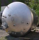 Used-5,000 gallon Inox receiver tank, 316 stainless steel construction. 9' diameter x 10' straight side, dished top and bott...