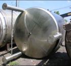 Used-5,000 gallon Inox receiver tank, 316 stainless steel construction. 9' diameter x 10' straight side, dished top and bott...