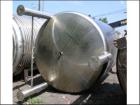 Used- INOX Pressure Tank, 5000 Gallon, 316 Stainless Steel, Vertical. 9' diameter x 10' straight side, dished top and bottom...