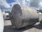 Used- IPSCO approximately 9300 gallon 304 stainless steel vertical mix tank. 138