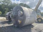 Used- IPSCO approximately 9300 gallon 304 stainless steel vertical mix tank. 138