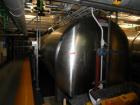 Used- JV Northwest 6600 Gallon Stainless Steel, Jacketed Pressure Tank, Horizontal Orientation. Measures 7' diameter x 32' l...