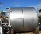 Used JV Northwest stainless steel tank, approximately 6,250 gallon capacity