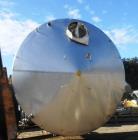 Used JV Northwest stainless steel tank, approximately 6,250 gallon capacity