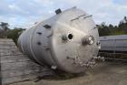 Unused- JMW James Machine Works Pressure Tank, 14,000 Gallon, 316L Stainless Steel, Vertical. 120