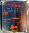 Unused- JMW James Machine Works Pressure Tank, 14,000 Gallon, 316L Stainless Steel, Vertical. 120